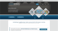 Desktop Screenshot of mpgroup.si
